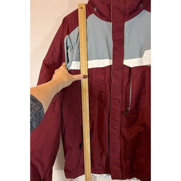 Columbia BaseTRX Convert Snowboard  Ski  Burgundy & Gray Jacket Coat Men's Small - Picture 13 of 16